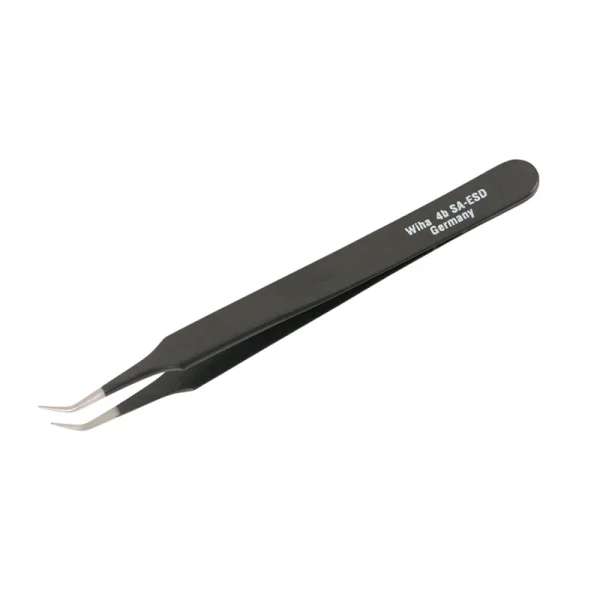 Pinza Antiestatica punta curva 4B SA