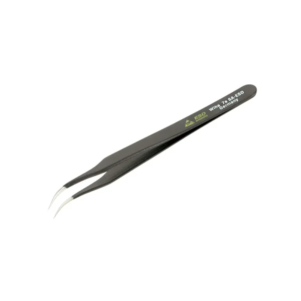 Pinza Antiestatica punta curvada 7a SA