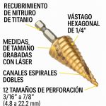 Broca escalonada hss